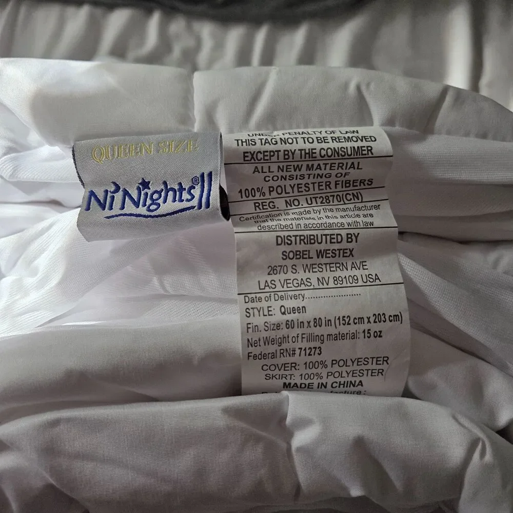 Sobel Westex Ni-Nights II Queen Mattress Pad Hotel 60